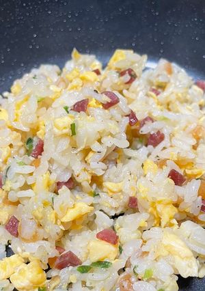 天かすサラミチャーハン-レシピのメイン写真