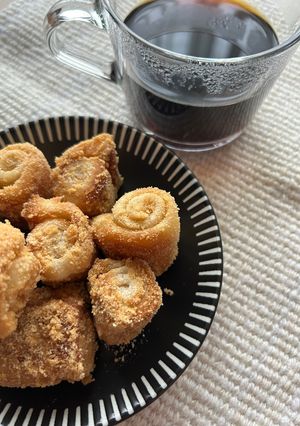 食パンdeきな粉揚げパン-レシピのメイン写真