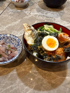 釣って来た鯵で韓国風丼-レシピのメイン写真
