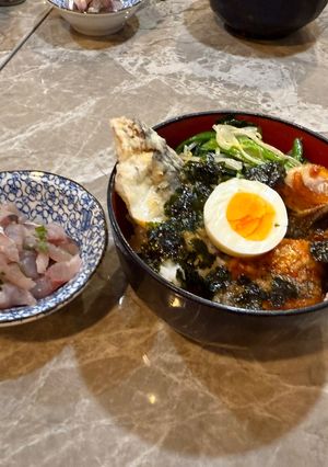 釣って来た鯵で韓国風丼-レシピのメイン写真