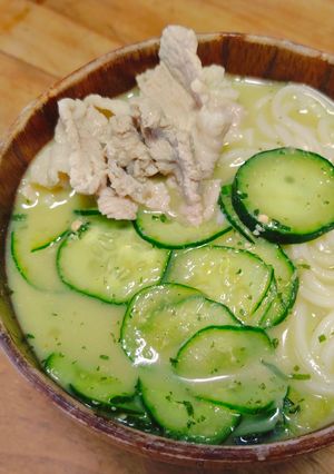 冷や汁(埼玉) 豚しゃぶプラス-レシピのメイン写真