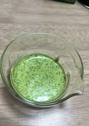 バジル大量消費！バジルマヨドレッシング-レシピのメイン写真