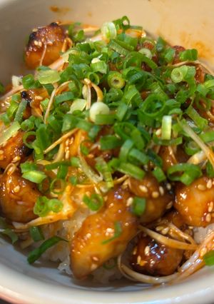 ぼんじり丼。-レシピのメイン写真