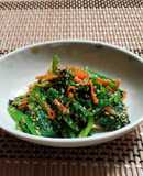 ほうれん草と人参のごま和え❕