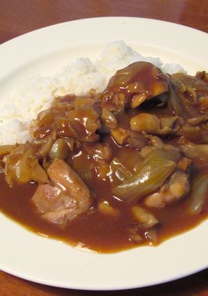 【 鶏もも肉と舞茸のカレーライス 〗-レシピのメイン写真