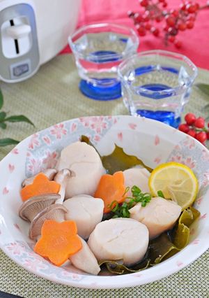 ＼大同電鍋レシピ／ほたて蒸し-レシピのメイン写真