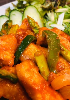 子供大好き⭐️鶏胸肉のナポリタン風味炒め🌟-レシピのメイン写真