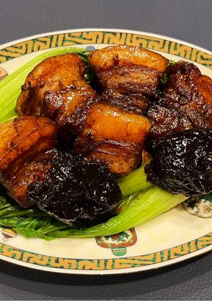 豚肉とプルーンの黒酢煮込み-レシピのメイン写真