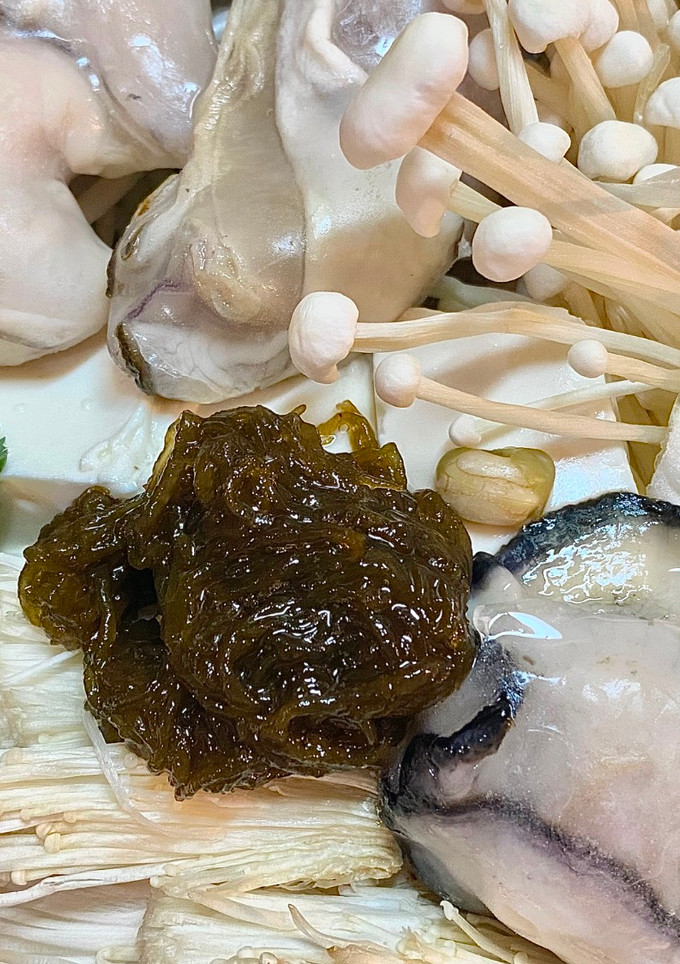 洗いもずくと牡蠣の水炊き-レシピのメイン写真