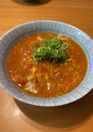 丸亀風 トマたまカレーうどん-レシピのメイン写真