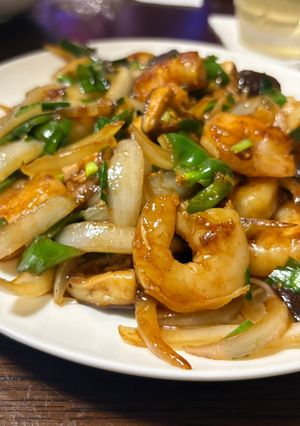 本格！海老と野菜のオイスターソース-レシピのメイン写真