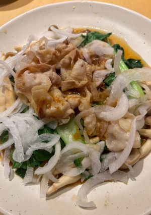 しめじ青菜と豚しゃぶのカレポンサラダ-レシピのメイン写真