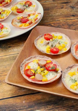 発酵ケチャップ・マヨネーズの餃子の皮ピザ-レシピのメイン写真