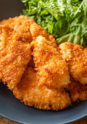 鶏むねやわらか😋チキンカツ揚げ焼きで簡単-レシピのメイン写真