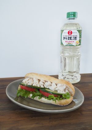 バンバンジー風サンドイッチ-レシピのメイン写真