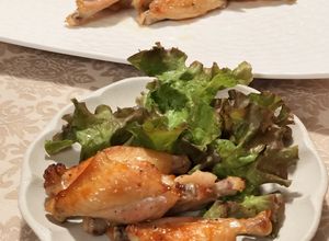 簡単♪鶏スペアリブのにんにく醤油焼き-レシピのメイン写真
