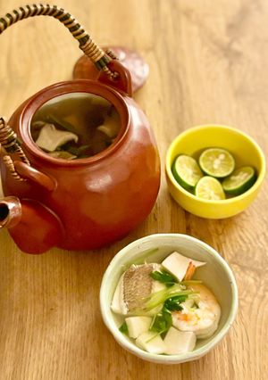 きのこと白身魚の土瓶蒸し-レシピのメイン写真