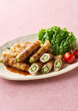 肉巻きオクラ-レシピのメイン写真