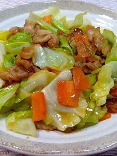 豚ばら肉とキャベツのオイスターソース炒め-レシピのメイン写真