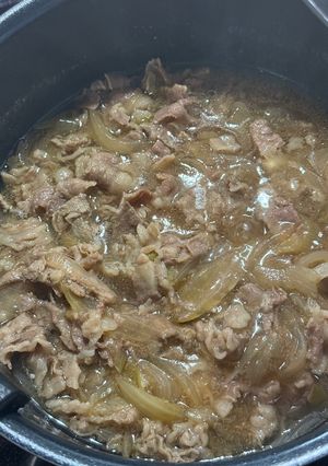 わが家の牛丼-レシピのメイン写真