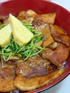 豚丼(余ったカラメルソース使用)-レシピのメイン写真