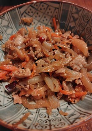 大根と豚こま肉のきんぴら-レシピのメイン写真
