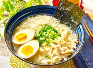 混ぜるだけ超簡単☆冷やし鶏塩そうめん-レシピのメイン写真