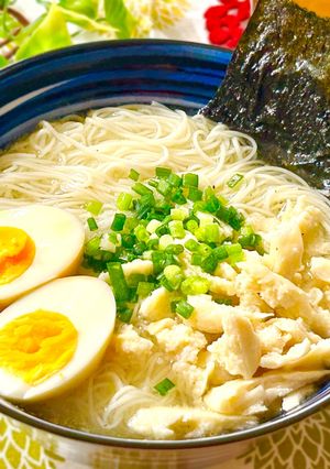 混ぜるだけ超簡単☆冷やし鶏塩そうめん-レシピのメイン写真