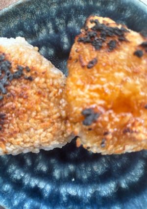 味噌だれと醤油だれの焼きおにぎり-レシピのメイン写真