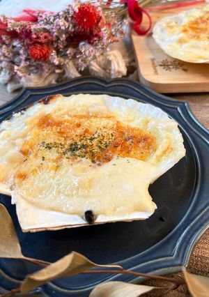 丸ごとホタテグラタン-レシピのメイン写真