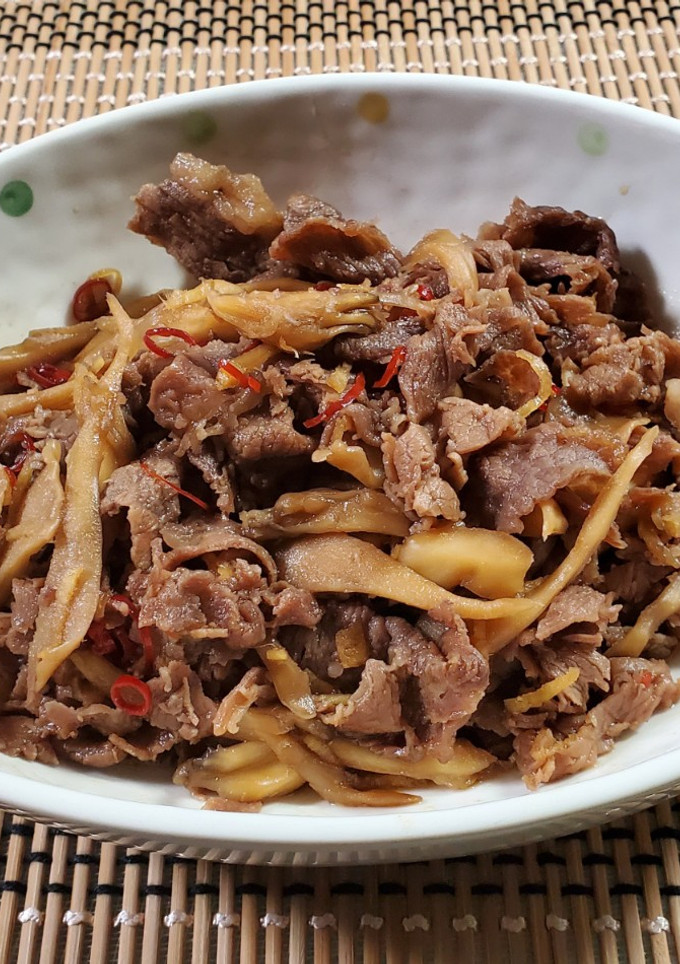牛肉と舞茸のしぐれ煮-レシピのメイン写真