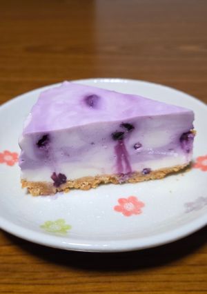 ブルーベリーレアチーズケーキ-レシピのメイン写真