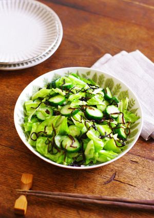 5分以内！きゃべつときゅうりの塩昆布和え-レシピのメイン写真