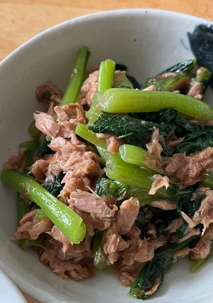 ほうれん草とツナに醤油和え-レシピのメイン写真