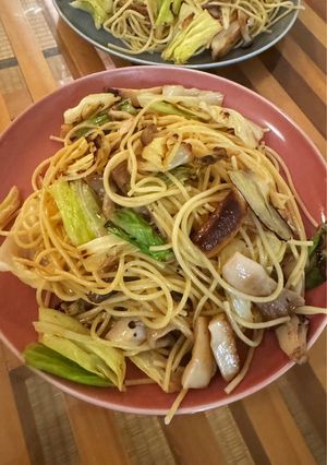 鷹の爪なしの簡単オイルパスタ-レシピのメイン写真