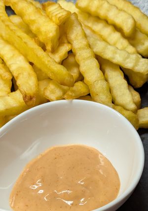 ベルギーフリッツ♡明太いしるトマトマヨ添え-レシピのメイン写真