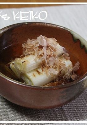 【農家のレシピ】長ねぎの焼きびたし-レシピのメイン写真