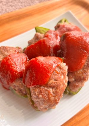 はがれない☆簡単ピーマンの肉詰め-レシピのメイン写真