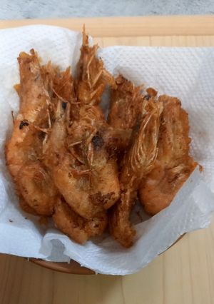 殻付きエビの唐揚げ-レシピのメイン写真