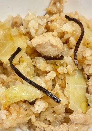 【1合分】鶏キャベツの炊き込みご飯-レシピのメイン写真