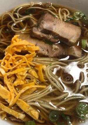 錦糸卵・醤油ラーメン-レシピのメイン写真