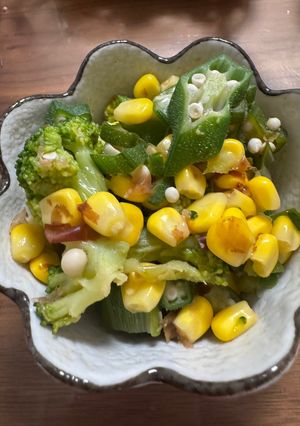 冷凍野菜のポン酢和え-レシピのメイン写真