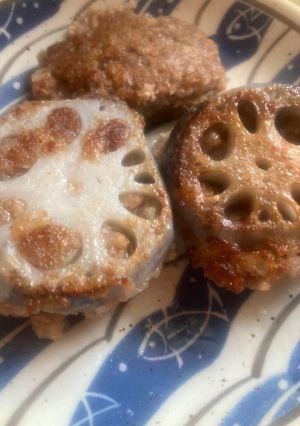 レンコンはさみ焼き-レシピのメイン写真