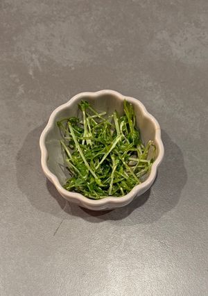 豆苗マヨポン酢和え-レシピのメイン写真