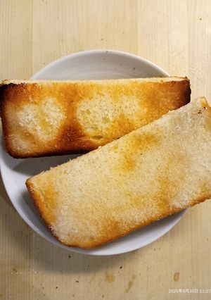 簡単!我が家流カリカリフレンチトースト💕-レシピのメイン写真