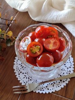 ミニトマトのりんご酢マリネ。-レシピのメイン写真