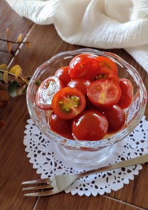 ミニトマトのりんご酢マリネ。-レシピのメイン写真