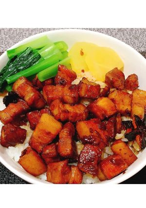 簡単!甘辛豚バラのルーローハン-レシピのメイン写真
