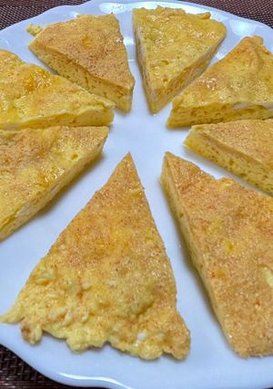 超簡単！だし巻き卵チーズケーキ風😃-レシピのメイン写真