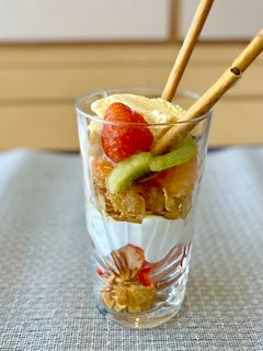 甘さ控えめミニパフェ-レシピのメイン写真